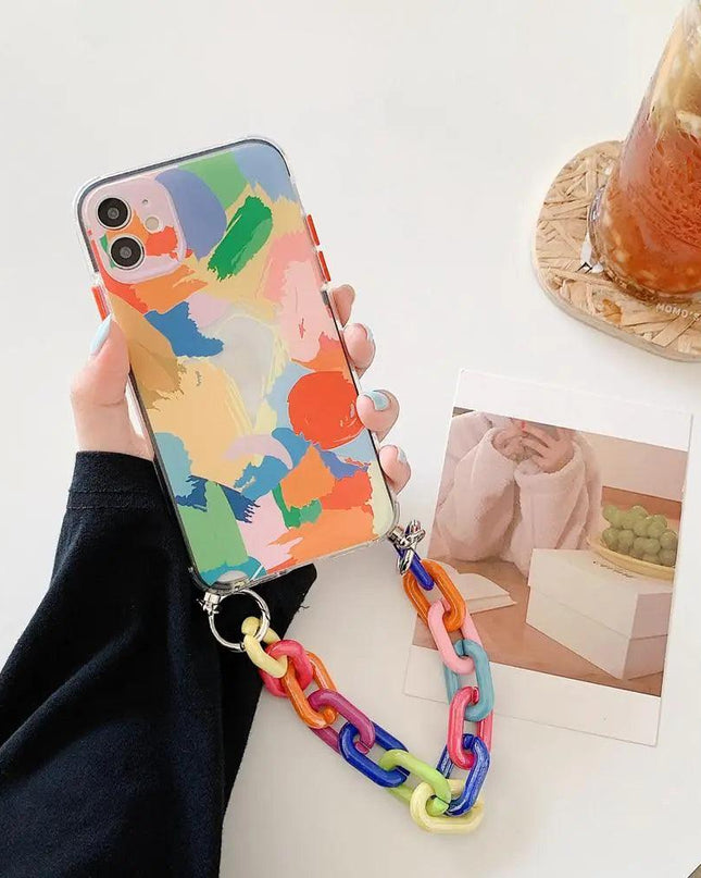 Abstract Art Chain Case