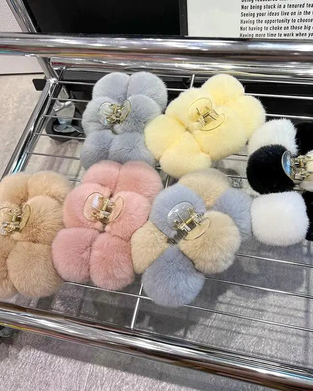 Temperament Rabbit Hair Clip