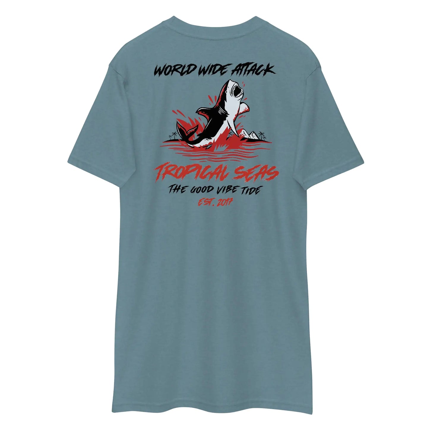 Men's Premium World Wide Attack Tropical Shark T-shirt