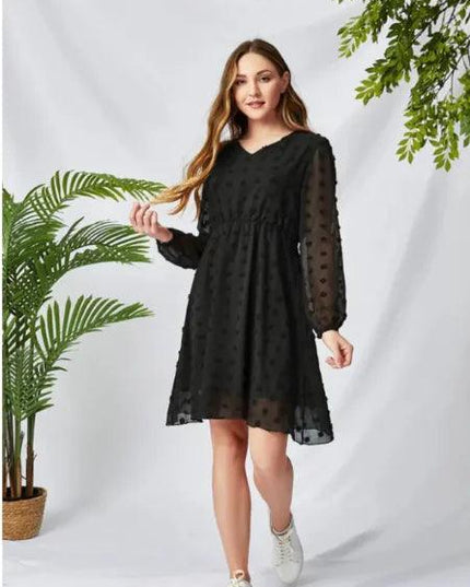 LunaFlow V-Neck Chiffon Tunic