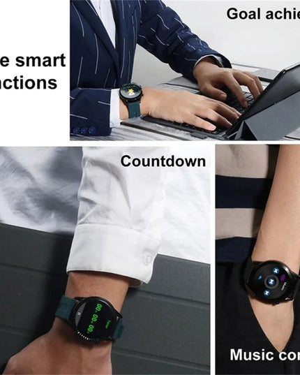 Waterproof Smartwatch Health Monitor