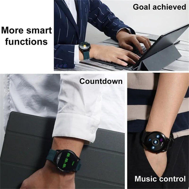 Waterproof Smartwatch Health Monitor