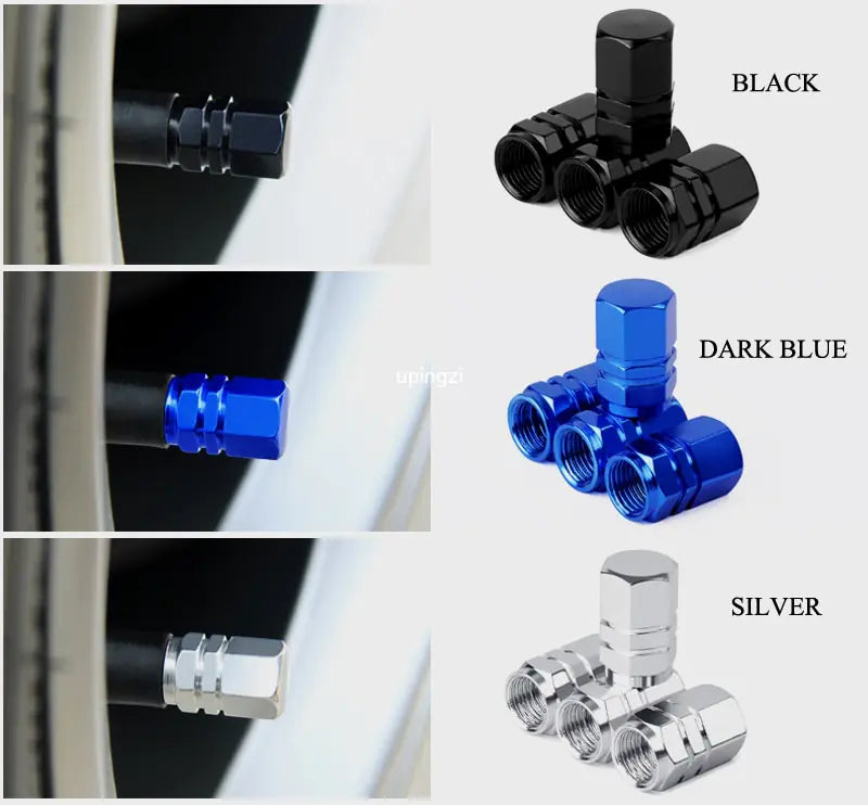 Aluminum Alloy Car Wheel Tire Valve Caps