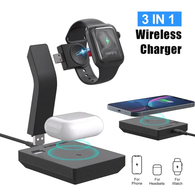 3 in 1 Wireless Charger Stand