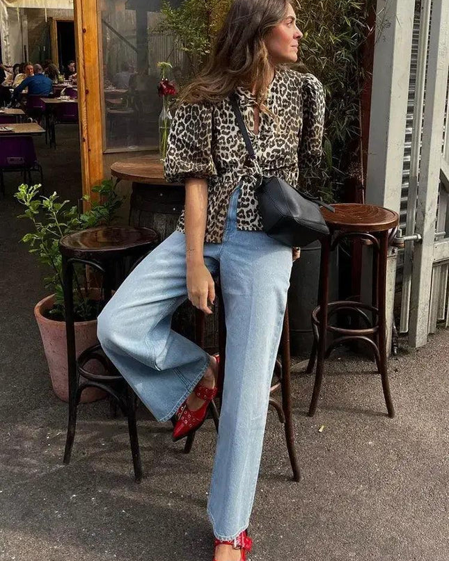 Leopard Hollow Shirt