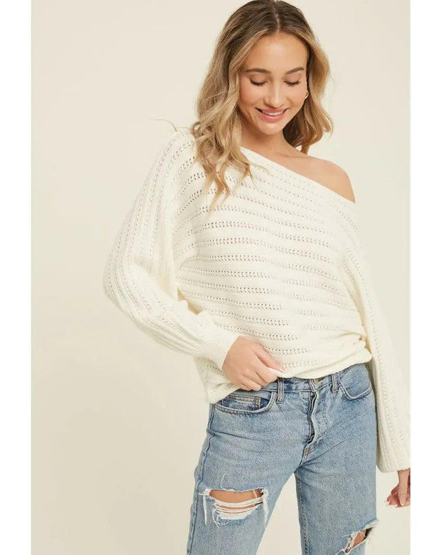 Textured Pullover Sweater