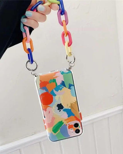Abstract Art Chain Case