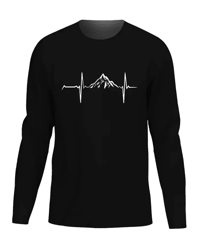 Heartbeat V1 Men Long Sleeve Shirt