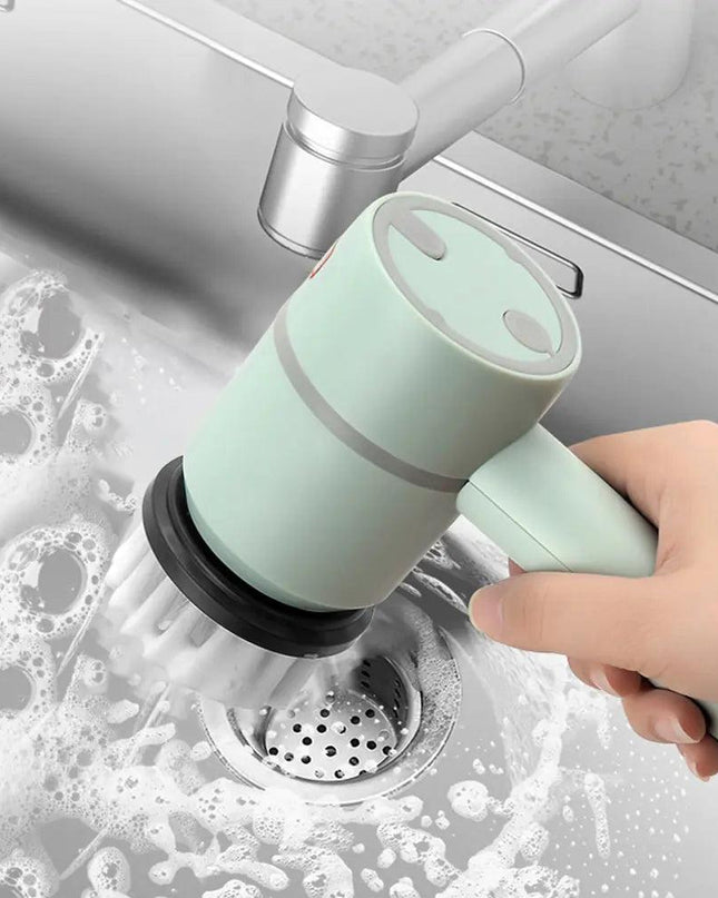 Electric Cleaning Brush 3 Brush Heads Cleaner Multifunctional