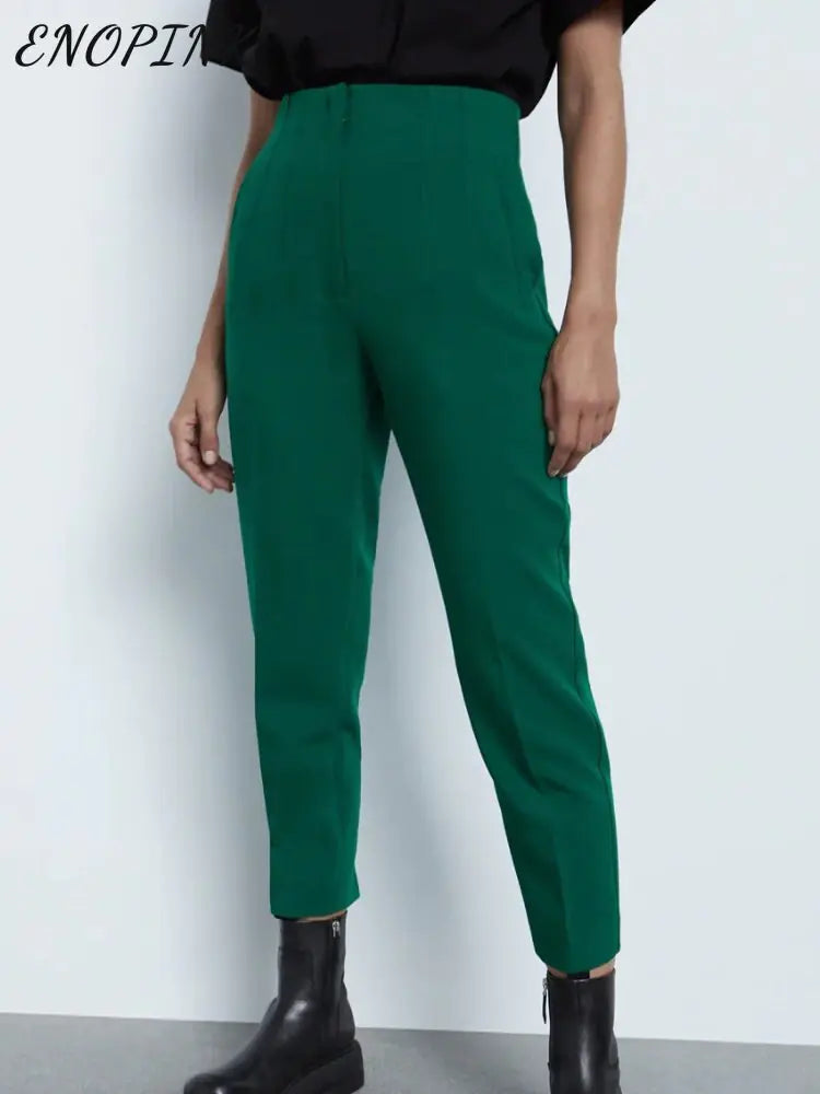 Chic Office Lady Straight Pants