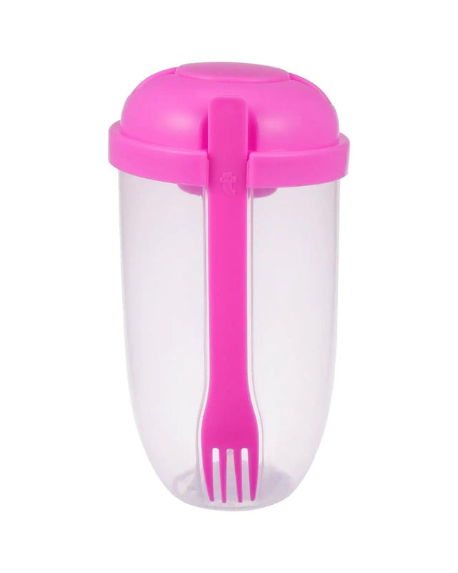 Cup Container with Fork Set