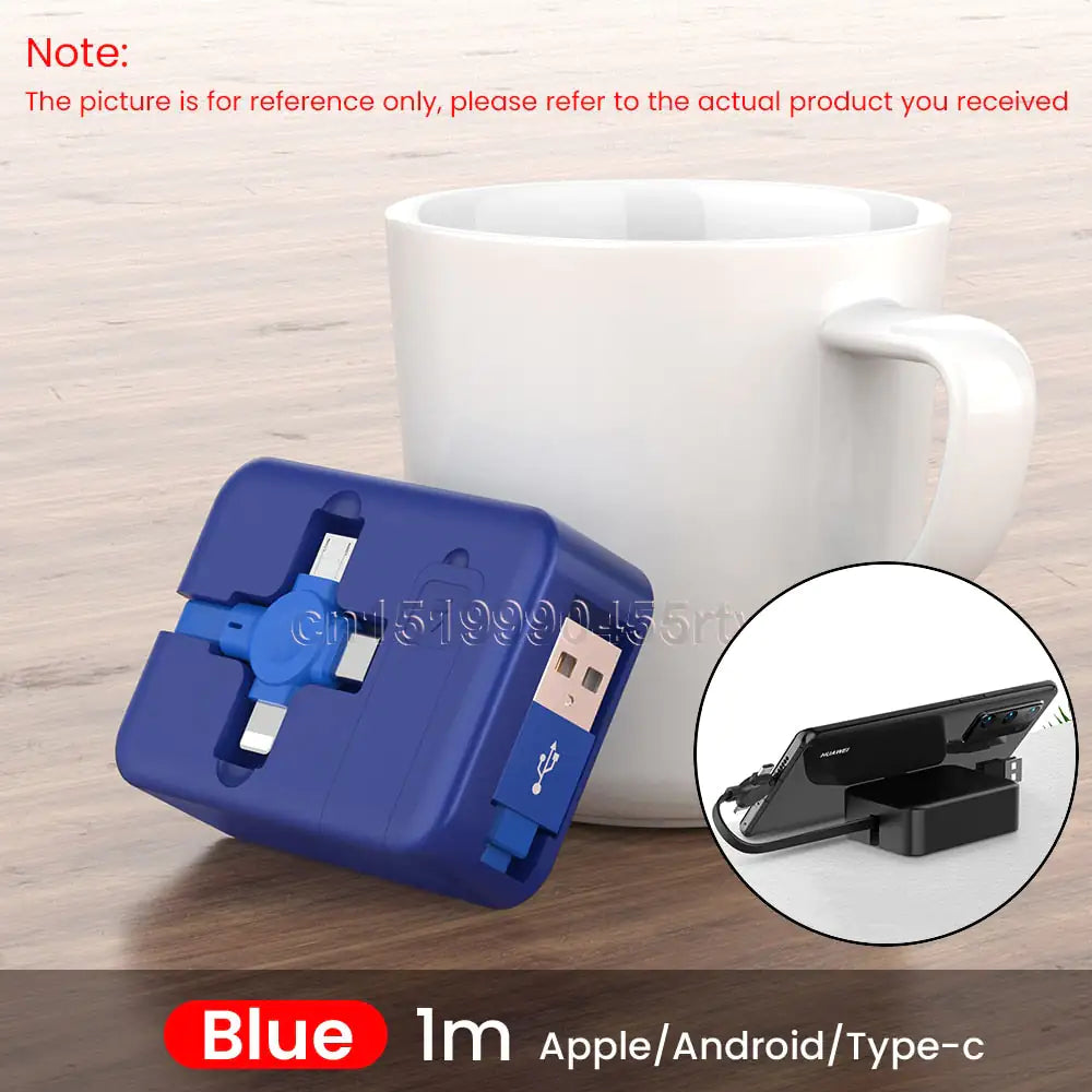 3-in-1 Ultra Turbo Retractable Charger