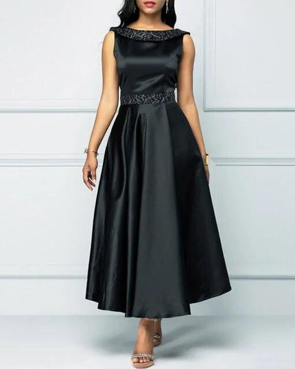 Vintage Elegant Sleeveless Dress