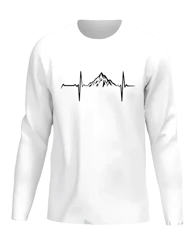 Heartbeat V1 Men Long Sleeve Shirt