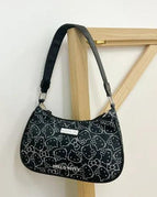 New Black Shoulder Bag / 25x18cm