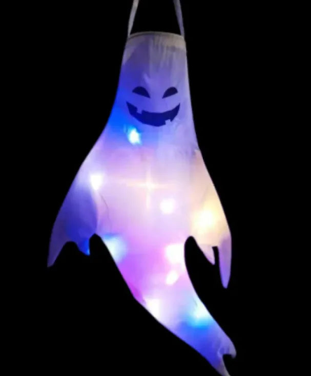 Glow Haunt Ghost Face Decoration