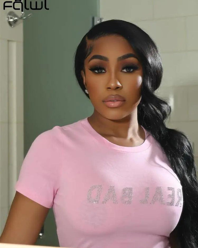 Short Sleeve O Neck Crop Top