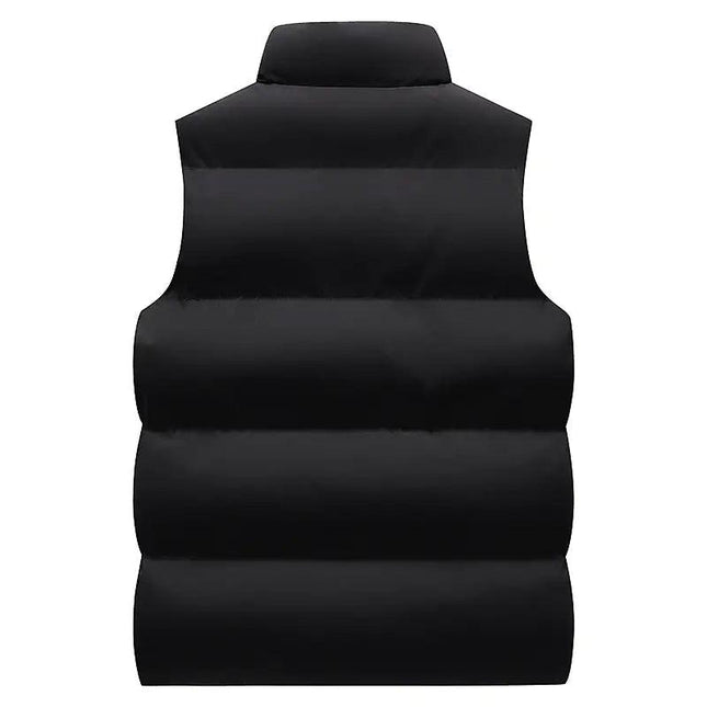 Neck Protection Zipper Cardigan Men Winter Coat