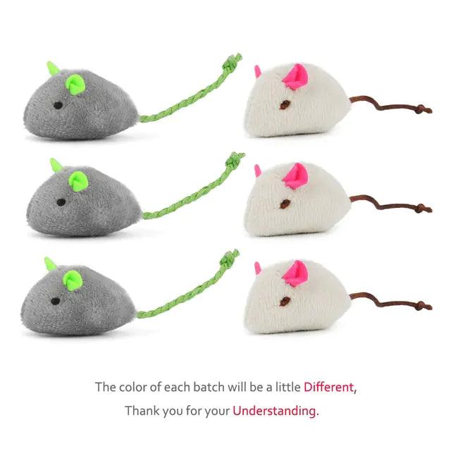 Pet Toy Mice Plush Mouse Cat Toy For Kitten