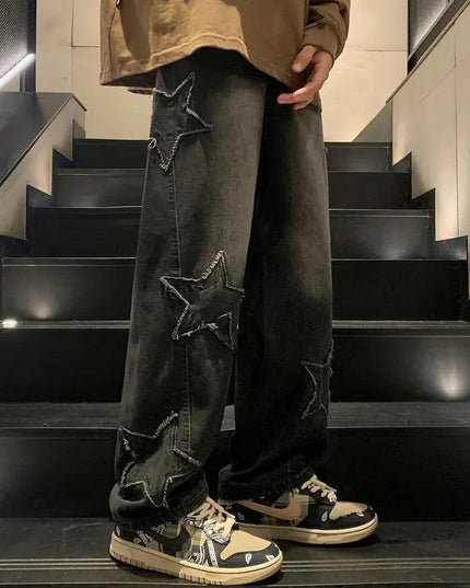 Y2K Vintage Korean Blue Streetwear