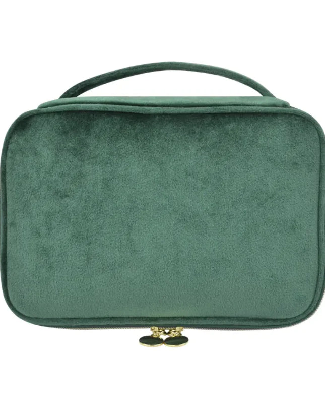 Portable Velvet Cosmetic Bag