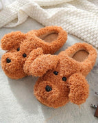 puppy brown slides / 38-39(fit for 37-38)