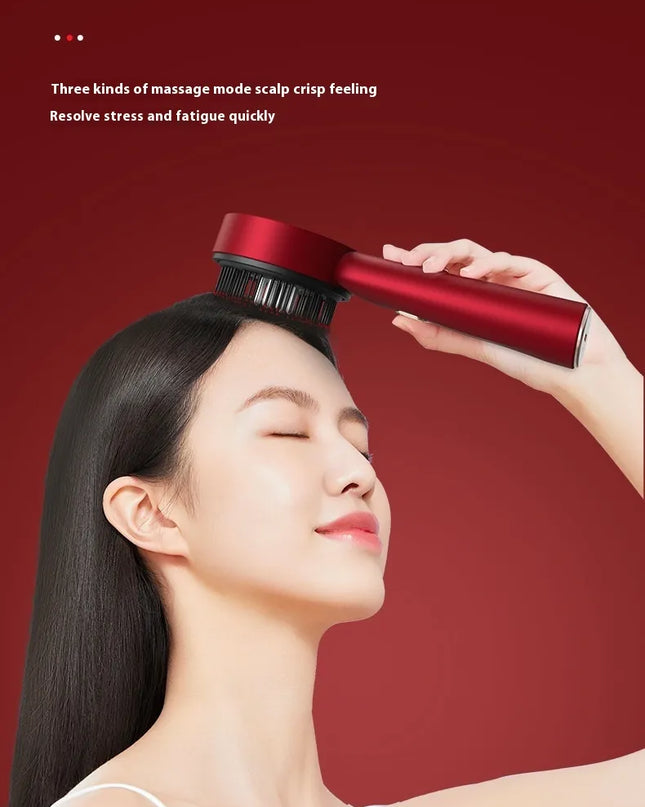 Electric Scalp Massage Comb with Red Light