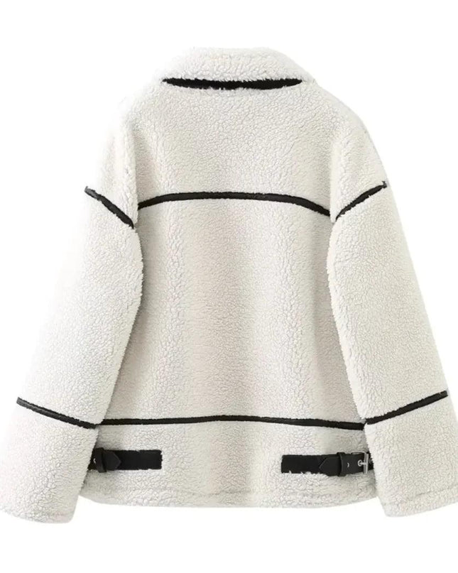 Women's Patchwork Lambswool Jacket