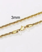 3mm Gold / 20 inch