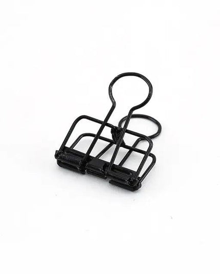 8 Colors Binder Clips Medium Metal Binder Clips