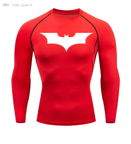 Long Sleeve Compression Batman T-Shirt