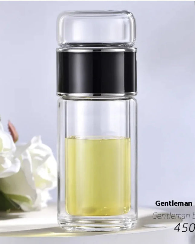 Double-layer Borosilicate Glass Tea Infuser