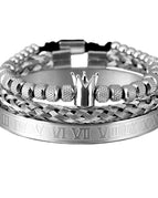 Set B Crown Silver / 18cm to 19cm