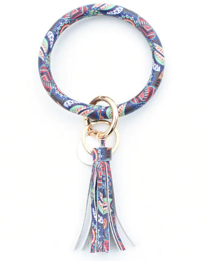 Pure Leather Tassel Pendant Bracelet