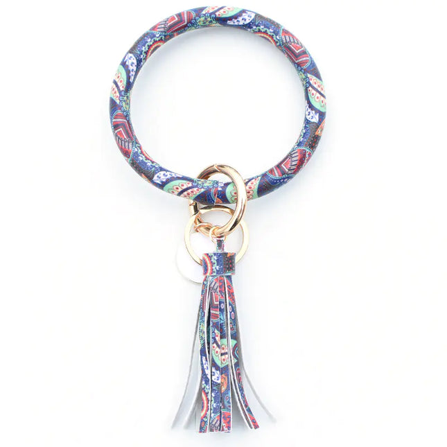 Pure Leather Tassel Pendant Bracelet