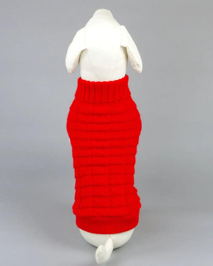 Solid Color Dog Sweater