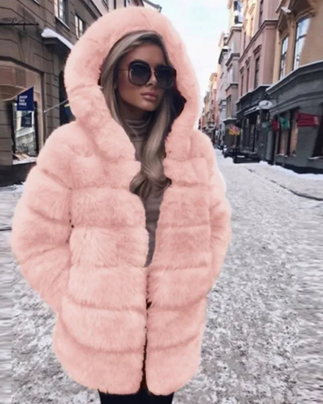Women's Luxury Faux Fur Jacket