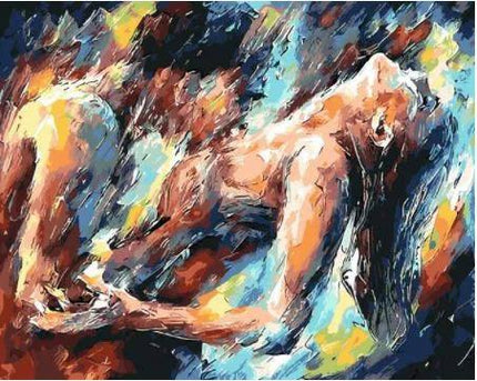 Abstract Temptation DIY Digital Oil Painting Kit