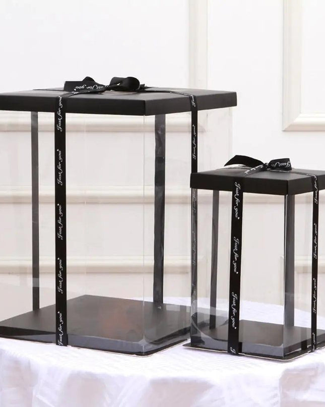 Transparent Empty Gift Box