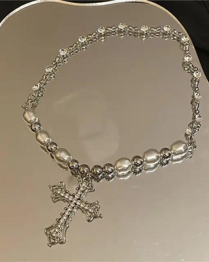 Vintage Minimalist Cross Pendant Necklace