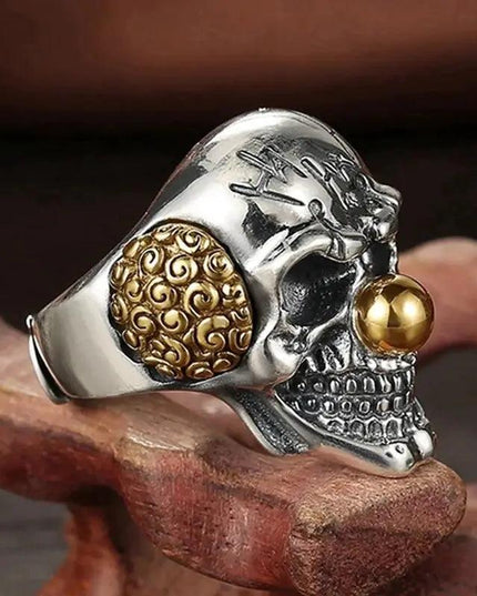 Fashion Skull Ring Joker Face