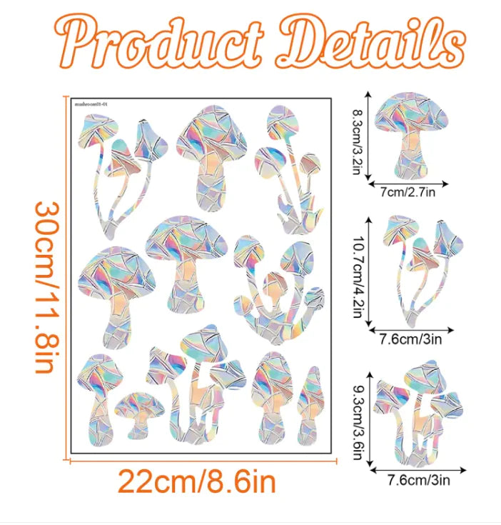 Rainbow Prism Suncatcher Sticker