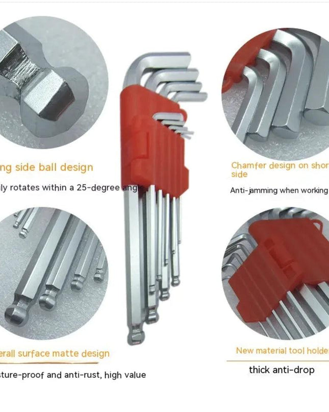 9-Piece Hexagonal Wrench Set
