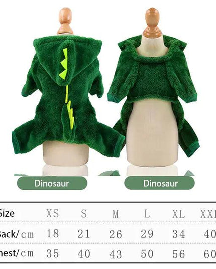 Soft Warm Fleece Dogs Jumpsuits