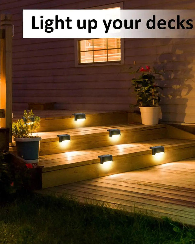 Waterproof Solar Deck  Step Lights