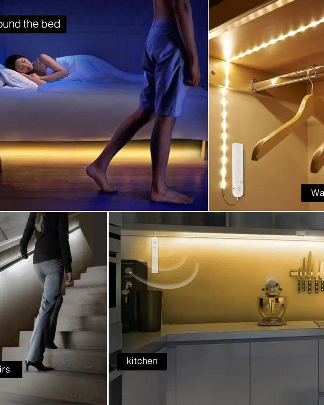 LED Motion Sensor Strip Lights