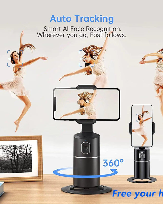 Auto-tracking 360 Tripod (For Phone Use)