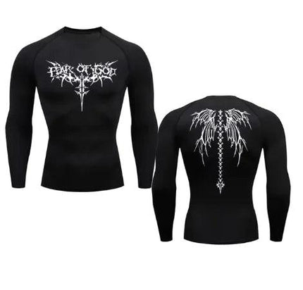 Anime Print Gym Sport Quick Dry Gym T-Shirt