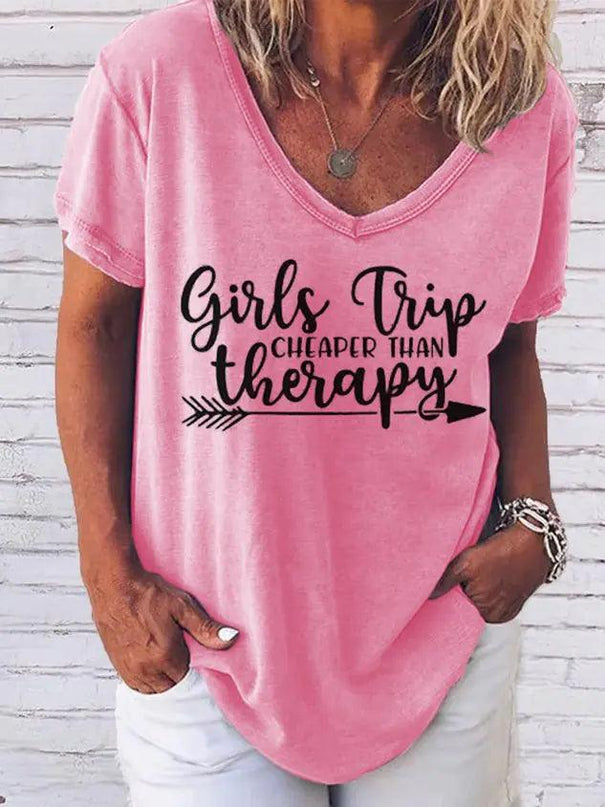 Girl's Trip Therapy Tee