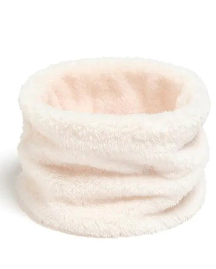 Solid Thick Plush Ring Scarf